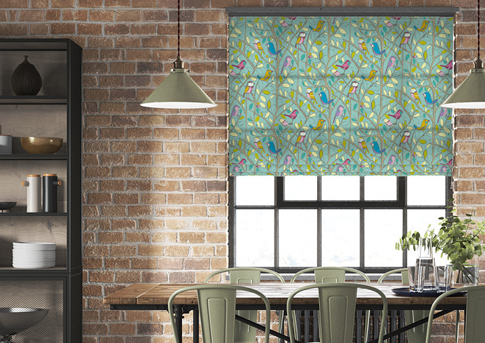 Tweety, Duckegg - Roman Blind - Image 3